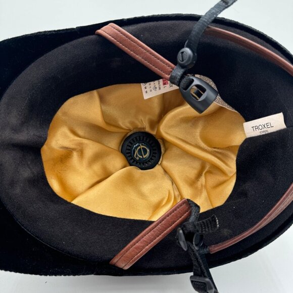 Troxel Vintage Equestrian  SEI Grand Prix '97 Black Velvet English Riding Helmet - Picture 2 of 6